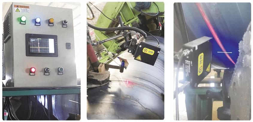 螺旋管焊縫跟蹤系統(tǒng)（內(nèi)、外焊）產(chǎn)品實際安裝效果圖