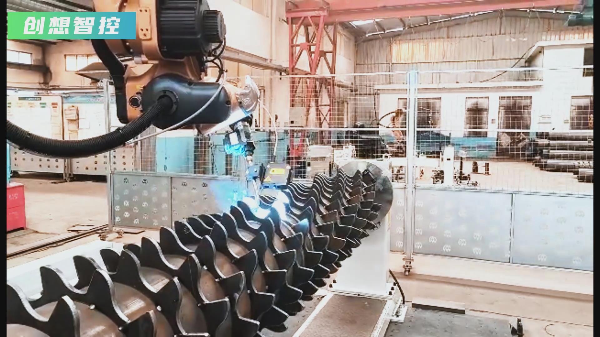 創(chuàng)想智控激光焊縫跟蹤器攜手廣數(shù)機器人，賦能農(nóng)機齒輪焊接智能化升級